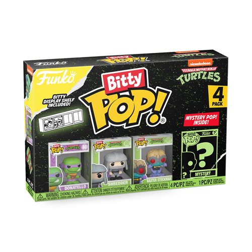 Funko POP! Teenage Mutant Ninja Turtles - Donatello Bitty Pop! (Mini-Figure 4-Pack)