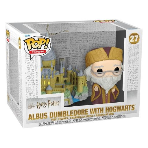 Funko POP! Town: Harry Potter and the Sorcerer's Stone 20th Anniversary - Dumbledore with Hogwarts