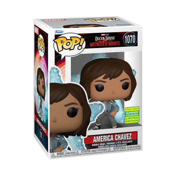 Funko POP! Marvel: Doctor Strange Multiverse of Madness #1070 - America Chavez (2022 Summer Convention Exclusive)