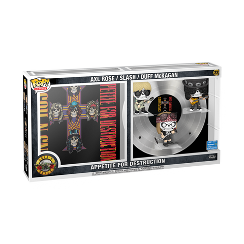 Funko POP! Albums: Guns and Roses #23 - Axl Rose / Slash / Duff McKagan (Deluxe) (Walmart Exclusive)