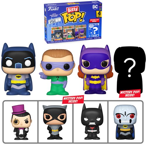 Funko POP! Batman - Batman 1966 Bitty Pop! (Mini-Figure 4-Pack)