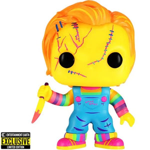 Funko POP! Movies: Bride of Chucky #315 - Chucky (Blacklight) (Entertainment Earth Exclusive)