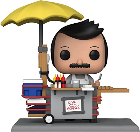 Funko POP! Animation: The Bob's Burger Movie - Bob with Cart (Deluxe) (Amazon Exclusive)