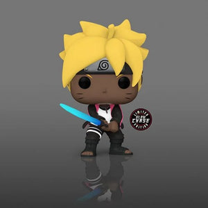 Funko POP! Animation: Boruto: Naruto Next Generations #1383 - Boruto with Chakra Blade (AAA Anime Exclusive) (Common + Chase Bundle)