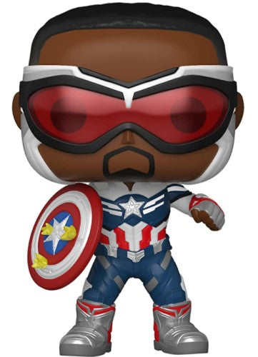 Funko POP! Marvel: The Falcon and The Winter Soldier #818 - Captain America (Year of the Shield) (Amazon Exclusive)