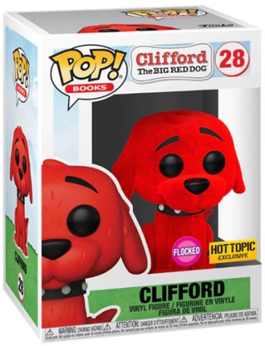 Funko POP! Books: Clifford The Big Red Dog #28 - Clifford (Flocked) (Hot Topic Exclusive)
