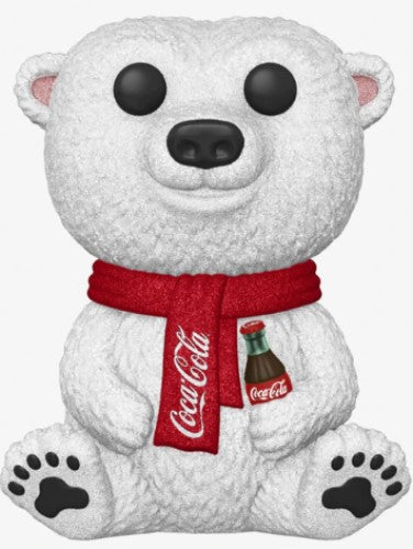 Funko POP! Ad Icons: Coca-Cola #58 - Polar Bear (Diamond Collection) (Hot Topic Exclusive)
