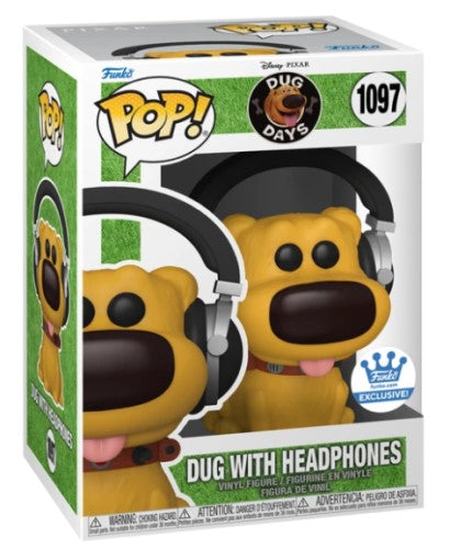 Funko POP! Disney: Dug Days #1097 - Dug with Headphones (Funko Shop Exclusive)