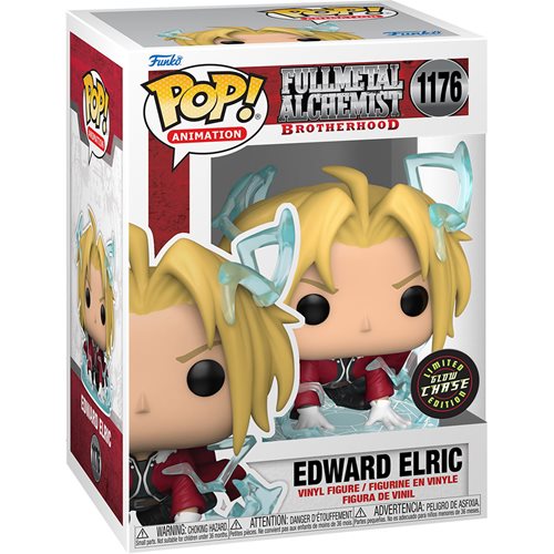 Funko POP! Animation: Fullmetal Alchemist: Brotherhood #1176 - Edward Elric (Common + Chase Bundle)