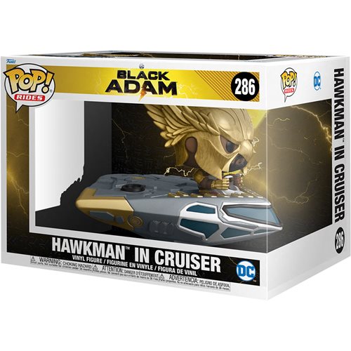 Funko POP! Rides: Black Adam #286 - Hawkman in Cruiser