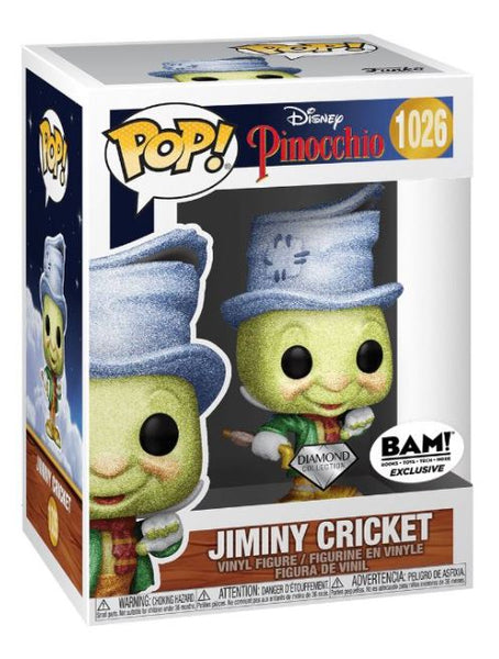 Funko POP! Disney: Pinocchio #1026 - Jiminy Cricket (Diamond Collection) (BAM Exclusive)