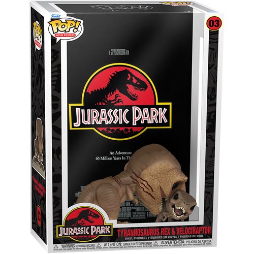Funko POP! Movie Posters: Jurassic Park #03 - Tyrannosaurus Rex and Velociraptor
