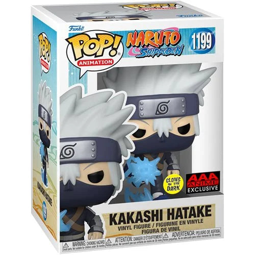 Funko POP! Animation: Naruto Shippuden #1199 - Kakashi Hatake (AAA Anime Exclusive) (Common + Chase Bundle)