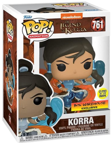 Funko POP! Animation: The Legend of Korra #761 - Korra (GITD) (Metallic) (Box Warehouse Exclusive)