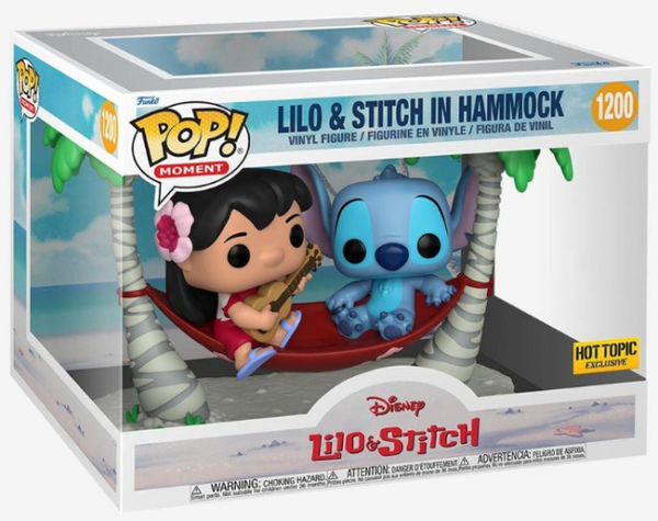 Funko POP! Disney: Lilo and Stitch #1200 - Lilo & Stitch in Hammock (Hot Topic Exclusive)