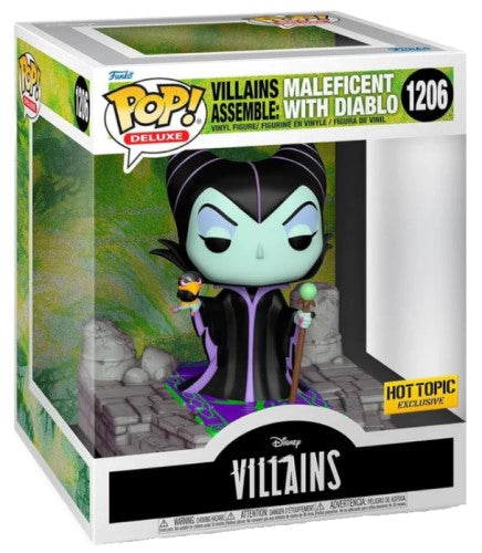 Funko POP! Disney: Villains Assemble #1206 - Maleficent with Diablo (Hot Topic Exclusive)