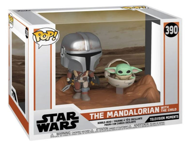 Funko POP! Star Wars: Television Moments #390 - Mandalorian with The Child