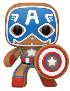 Funko POP! Marvel: Marvel Holiday #933 - Gingerbread Captain America