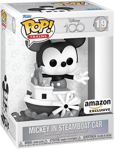 [PRE-ORDER] Funko POP! Trains: Disney 100 #19 - Mickey in Steamboat Car (Amazon Exclusive)