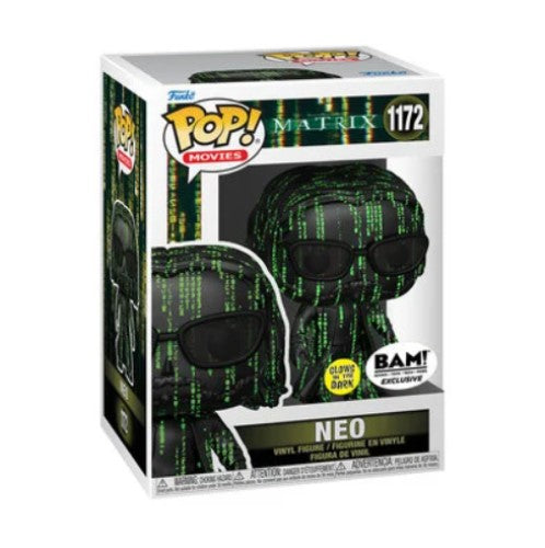 Funko POP! Movies: The Matrix #1172 - Neo (GITD) (BAM Exclusive)