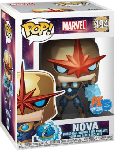 Funko POP! Marvel: Guardians of The Galaxy #494 - Nova (PX Previews Exclusive) (Vaulted)