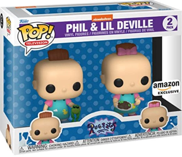 Funko POP! Television: Rugrats - Phil & Lil Deville (2 pack) (Amazon Exclusive)