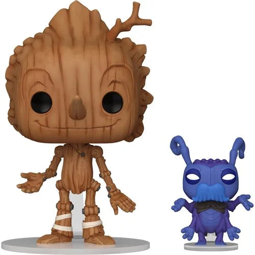 Funko POP! Movies: Pinocchio #1296-1299 - Black Rabbit / Geppetto / Wood Sprite / Pinocchio with Cricket (Set of 4)