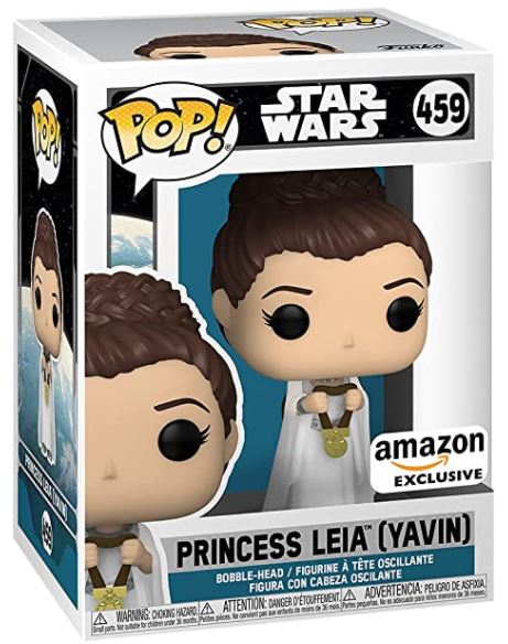 Funko POP! Star Wars: Across The Galaxy #459 - Princess Leia (Yavin) (Amazon Exclusive)