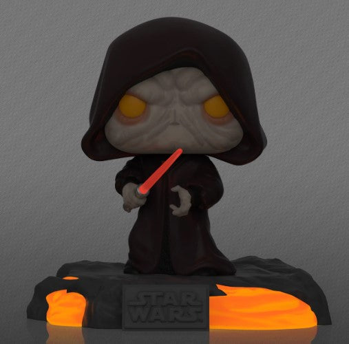 Funko POP! Star Wars: Red Saber Series Volume 1 #519 - Darth Sidious  (GITD)(Gamestop Exclusive)