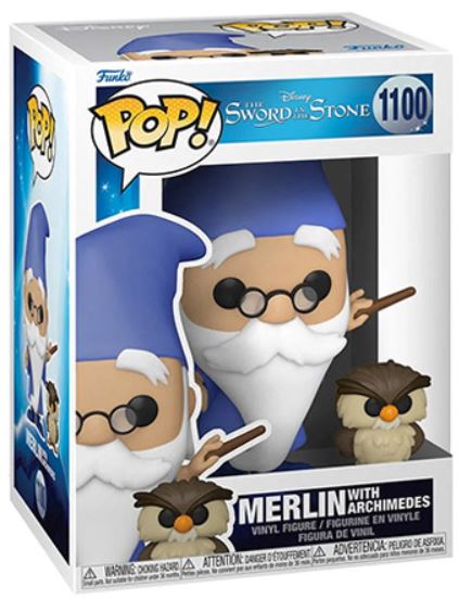 Funko POP! Disney: The Sword in the Stone #1100 - Merlin with Archimedes