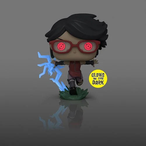 Funko POP! Animation: Boruto: Naruto Next Generations #1358 - Sarada with Sharingan (GITD) (Entertainment Earth Exclusive)