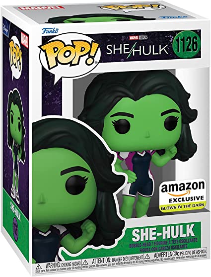 Funko POP! Marvel: She-Hulk #1126 - She-Hulk (GITD) (Amazon Exclusive)