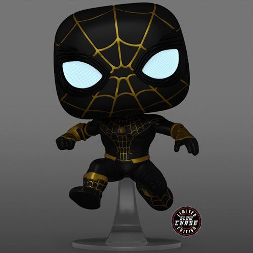 Funko POP! Marvel: Spider-Man No Way Home #1073 - Spider-Man (AAA Anime Exclusive) (Common + Chase Bundle)