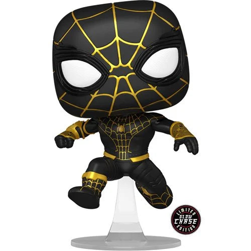 Funko POP! Marvel: Spider-Man No Way Home #1073 - Spider-Man (AAA Anime Exclusive) (Common + Chase Bundle)