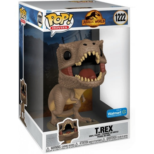 Funko POP! Movies: Jurassic World: Dominion #1222 - 10 inch T-Rex (Walmart Exclusive)