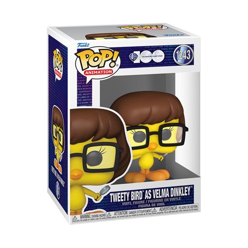 Funko POP! Animation: Warner Bros. 100th Anniversary #1243 - Tweety Bird as Velma Dinkley