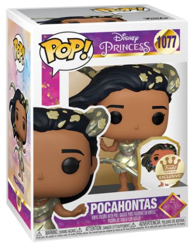 Funko POP! Disney: Ultimate Princess #1077 - Pocahontas (Metallic) (Funko Shop Exclusive)