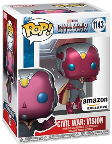 Funko POP! Marvel: Captain America: Civil War #1143 - Civil War: Vision (Amazon Exclusive)