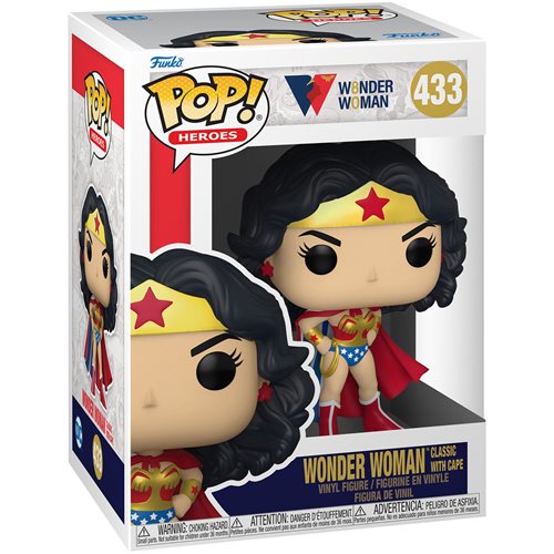 Funko POP! Heroes - Wonder Woman #433 - Wonder Woman Classic With Cape