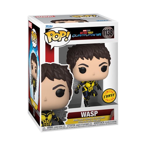 Funko POP! Marvel: Ant-Man and the Wasp: Quantumania #1138 - Wasp (Common + Chase Bundle)
