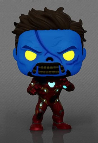Funko POP! Marvel: What If...? #944 - Zombie Iron Man (GITD) (Amazon Exclusive)
