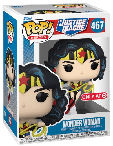 Funko POP! Heroes: Justice League #467 - Wonder Woman (Target Exclusive)