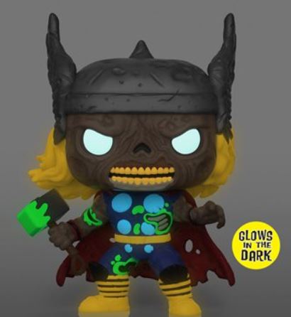 Funko POP! Marvel: Marvel Zombies #787 - Zombie Thor (GITD) (Entertainment Earth Exclusive)